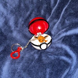 1999 Eevee Pokeball Keychain